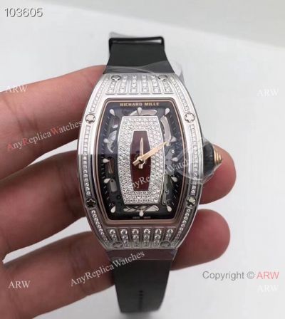 AAA Best Replica Richard Mille RM 07-01 Diamond Watch For Women